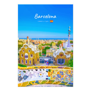 Foto Barcelona, Espanha - Parque Güell Mosaico Gaudí