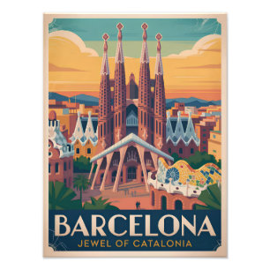 Foto Barcelona Espanha vintage