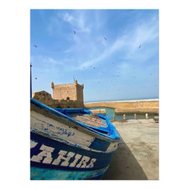 Foto Barco de Pesca em Essaouira, Marrocos