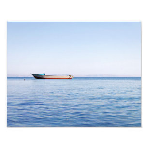 Foto Barco no mar calmo