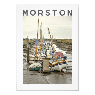 Foto Barcos de Morston na Maré Baixa, North Norfolk