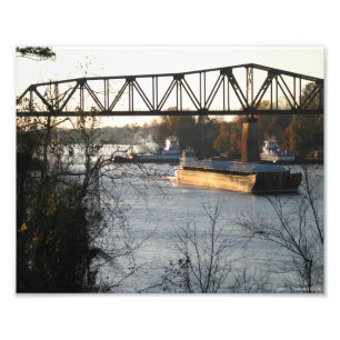 Foto Barcos do reboque no Black Warrior River