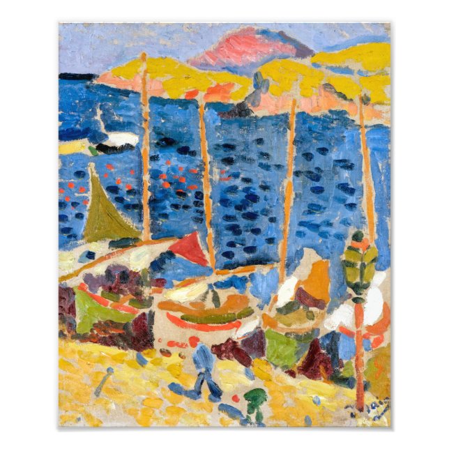 Foto Barcos no Porto de Collioure | Andre Derain | (Frente)