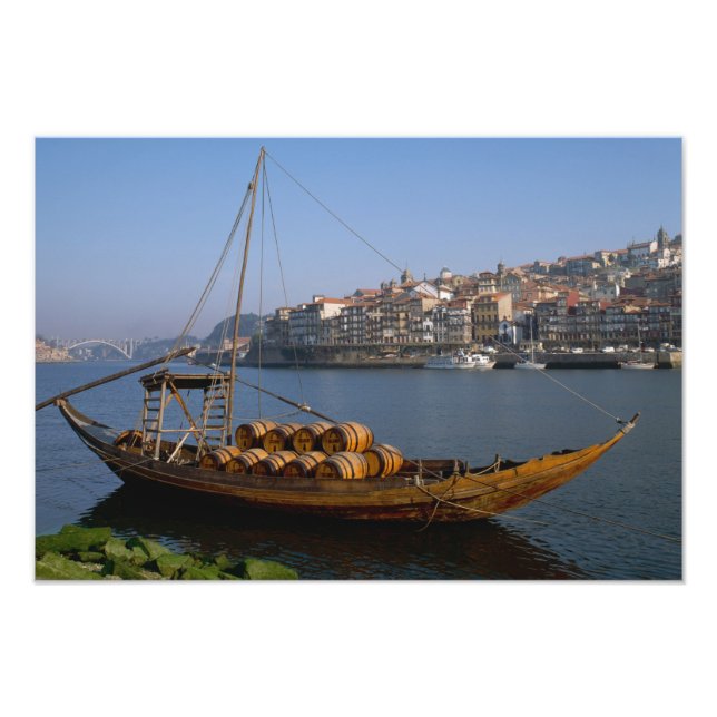 Foto Barcos Rabelo, Porto, Portugal (Frente)