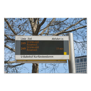 Foto Barramento - Sinal de Parada em Berlim