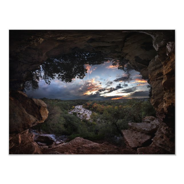 Foto Barton Creek Sunset - Austin, Texas (Frente)