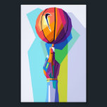 Foto Basball Wpap Pop Art<br><div class="desc">Esportes de basquete no estilo de arte Pop Wpap</div>