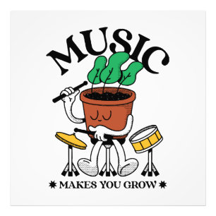 Foto Bateria de Planta Faz Música Você Cresce