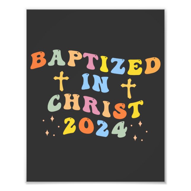 Foto Batizado em Cristo (Frente)