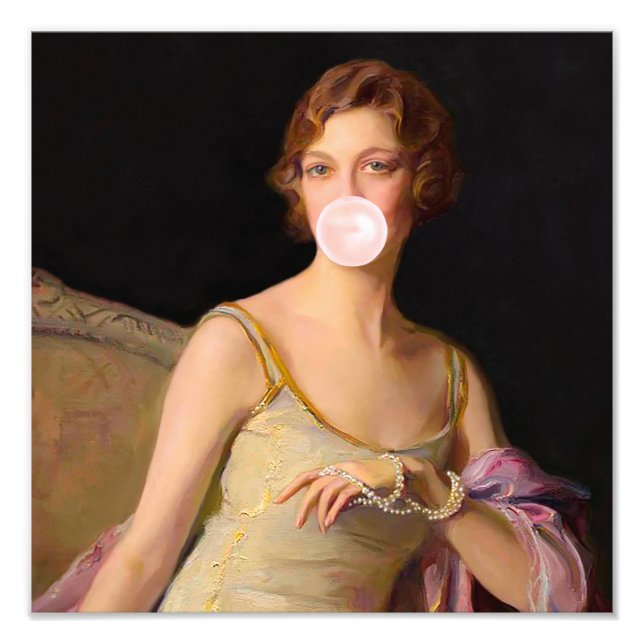 Foto Bble Gum Diva em Vestido Amarelo (Frente)