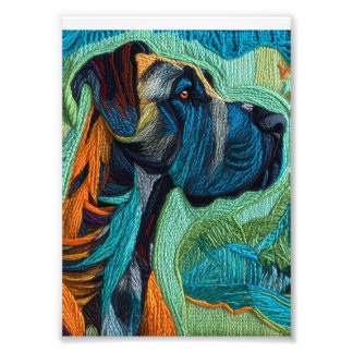 Foto Beautiful detailed unique style Great Dane art 
