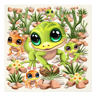 Foto Bebê Geckos Personagens de desenho animados