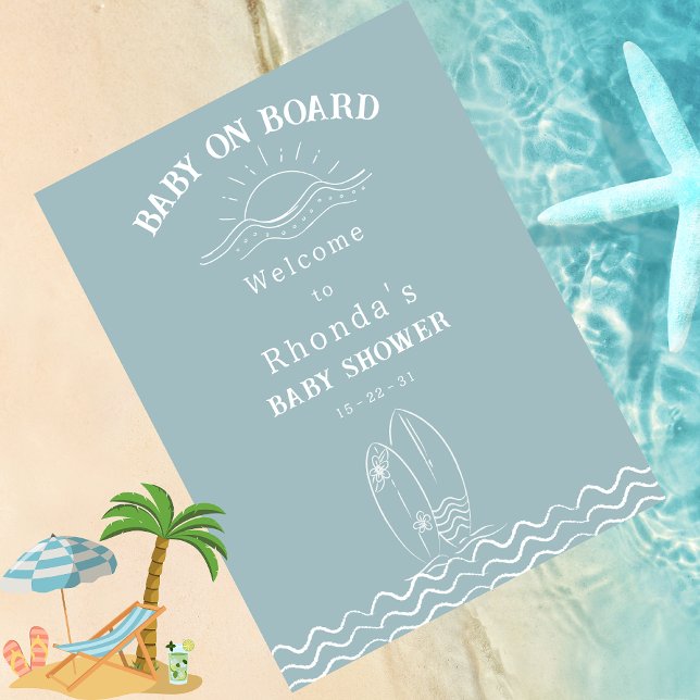 Foto Bebê no Conselho Chá de fraldas neutro bem-vindo (Criador carregado)