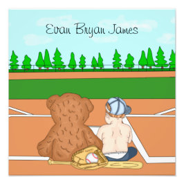 Foto Bebê personalizado no urso de pelúcia de Boné de b