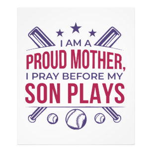 Foto Beisebol Ordenado Mãe Eu Rezo Antes Que Meu Filho 