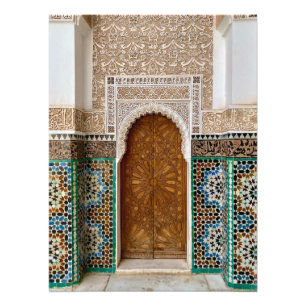 Foto Bela porta em Ben Youssef - Marrakech, Marrocos