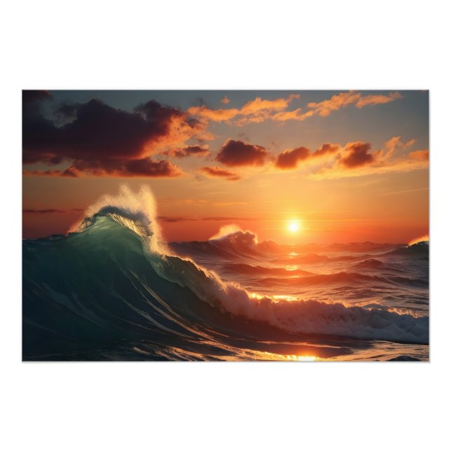 Foto Belo mar do sol (Frente)