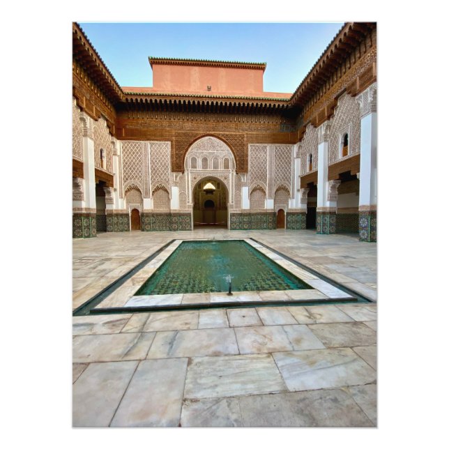 Foto Belo pátio de Ben Youssef - Marrachech (Frente)