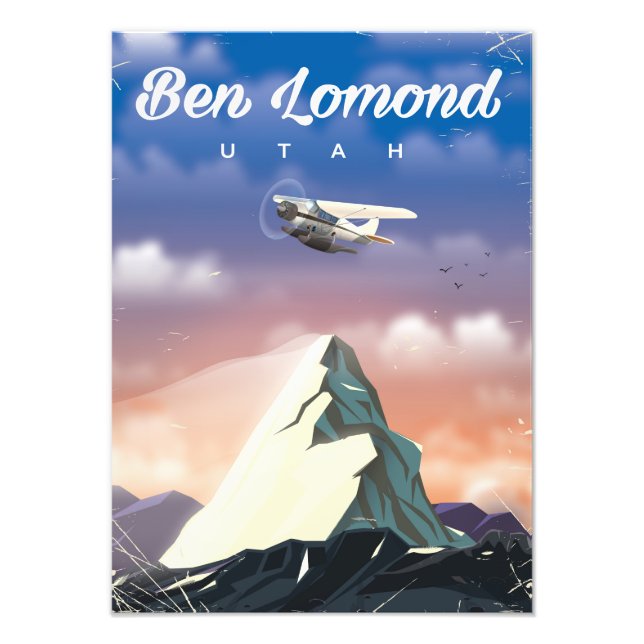 Foto Ben Lomond, poster de viagens de Utah (Frente)