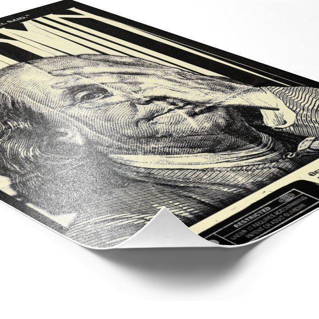 Foto Benjamin Franklin Motivational Poster (Borda)