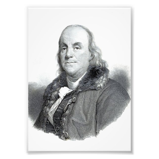 Foto Benjamin Franklin usa president united states amer (Frente)