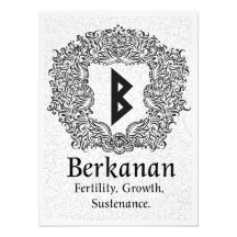 Berkanan Rune/Fertilidade/Versão Branca
