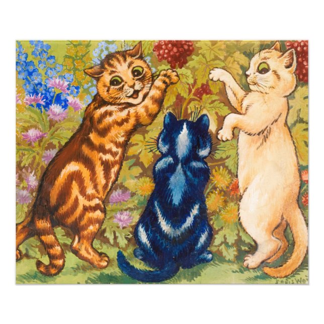 Foto Berry Picking de Louis Wain (Frente)