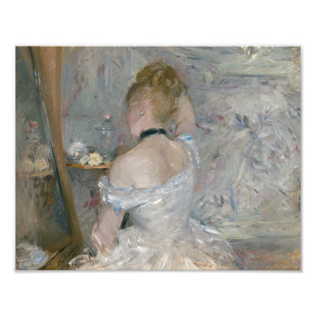 Foto Berthe Morisot - Mulher na sua Toilette (Frente)