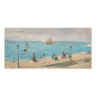 Foto Berthe Morisot - Na Praia, Les Petites-Dalles