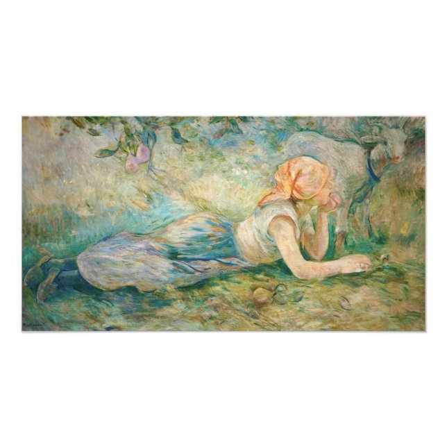 Foto Berthe Morisot - Pastora Reclinada (Frente)