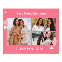 Best Friend Moments Photo Collage – Personalized 