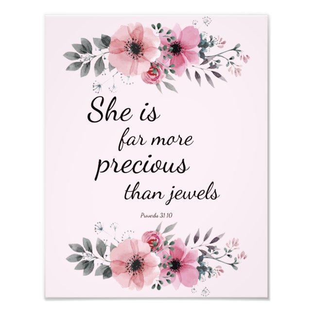 Foto Bíblia de Escritura de Precioso Lindo Inspirada (Frente)