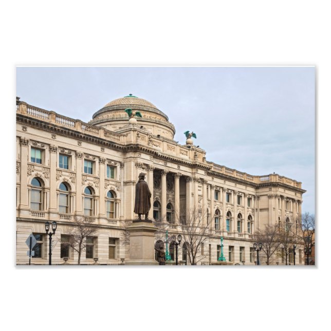 Foto biblioteca pública de estilo renascentista em milw (Frente)