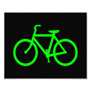 Foto Bicicleta Verde Lima