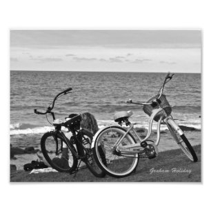 Foto Bicicletas junto ao Mar
