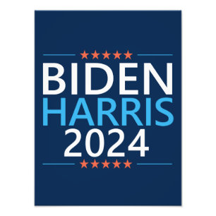 Foto Biden Harris 2024 para Presidente Eleição EUA