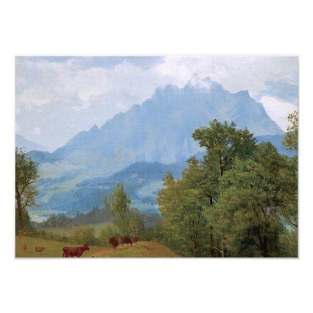 Foto Bierstadt - Monte Pilatus, Suiça (Frente)