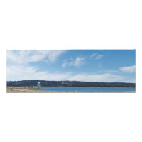 Big Bear Lake panorama impressão