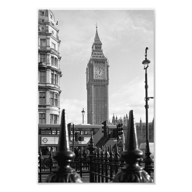Foto "Big Ben" Westminster, Londres, Reino Unido (Frente)
