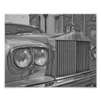 Foto Black and White Rolls Royce