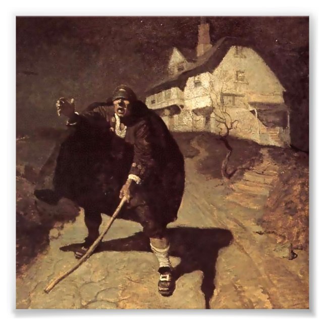 Foto "Blind Pew" Pirate Art do NC Wyeth (Frente)