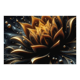 Foto Bloom de ouro nas Profundidades do Crepúsculo