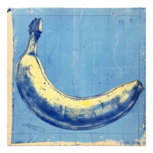 Foto Blue Retro Banana