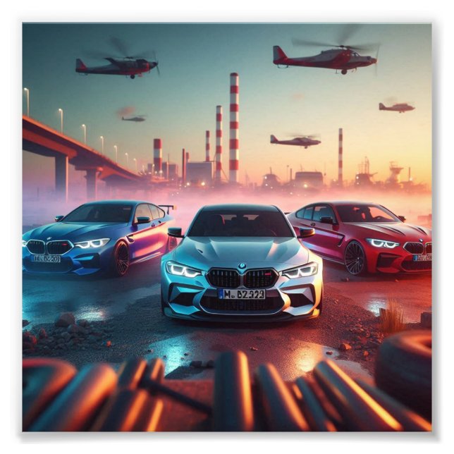 Foto BMW Carros surpreendentes poster (Frente)