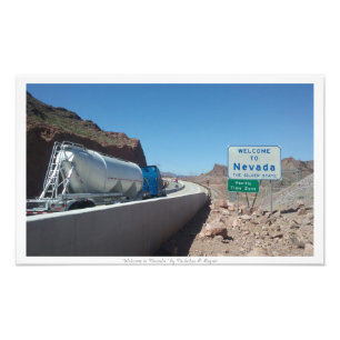 Foto "Boa vinda a Nevada," sinal do estado de Nevada