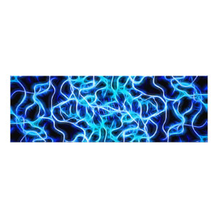 Foto Bobina de Tesla Neon Azul Elétrica