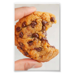 Foto Bocado de Biscoito de Chocolate com Manteiga de Am