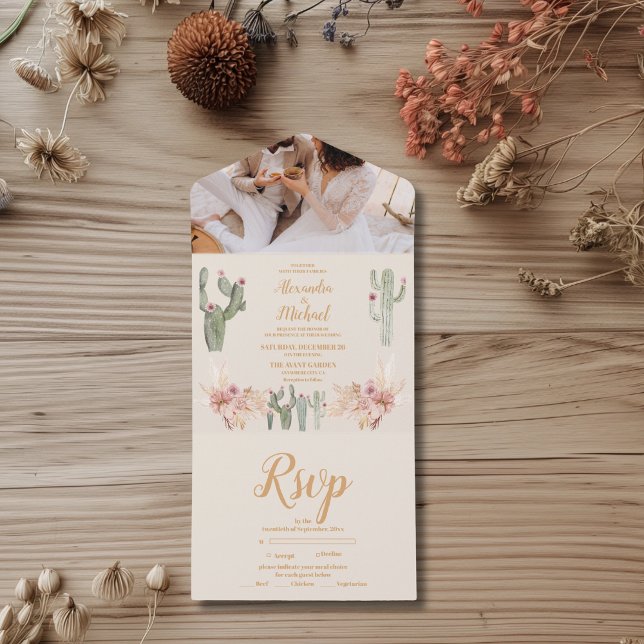 Foto Boho Desert Cactus Wedding (Criador carregado)