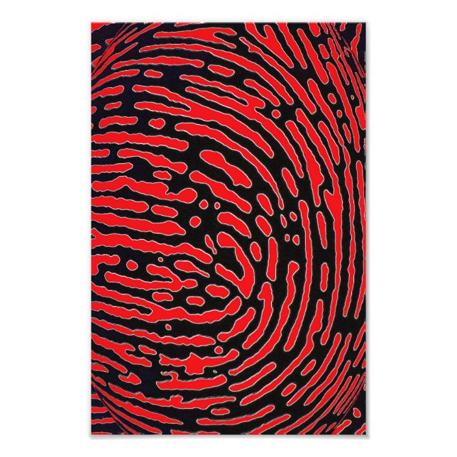 Foto Bolha de Impressão Digital (Frente)