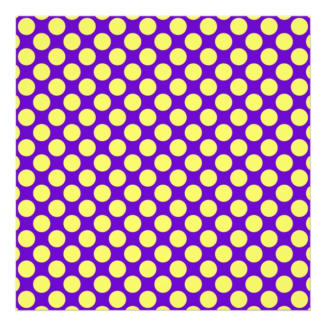 Foto Bolinhas Amarelas com Estilhaço de Fundo Roxo (Frente)